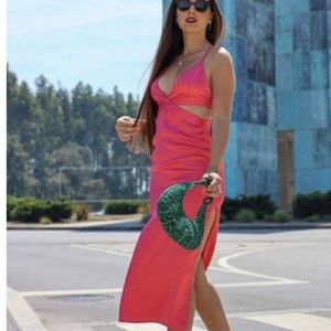 BNWT ZARA SATIN DRESS SZ XS